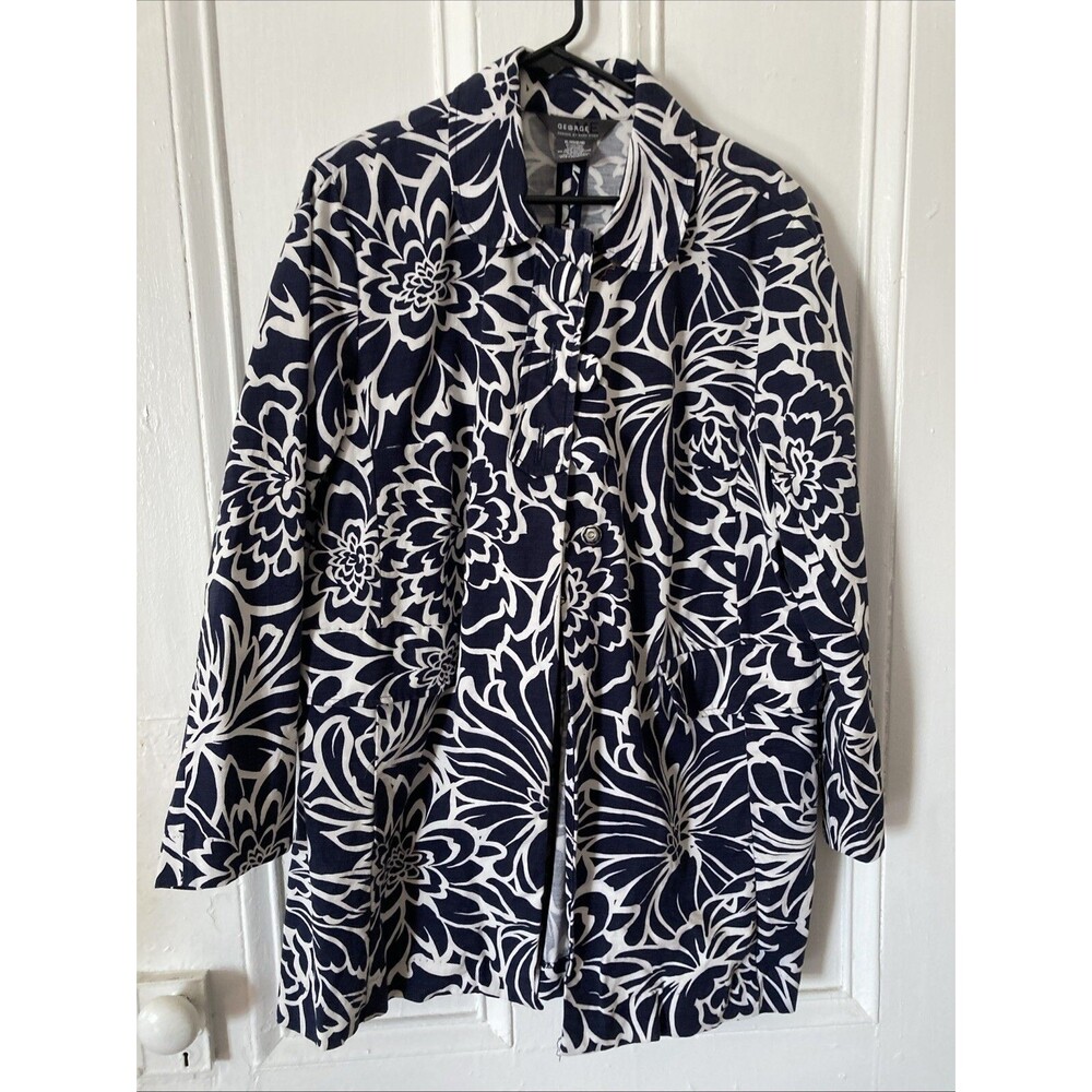 George Me Navy And White Jacket Pockets Stylish Extra Large 16/18 Women’s